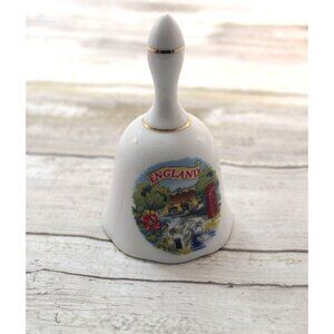 Collectable Vintage ENGLAND Souvenir Bell 4" Tall